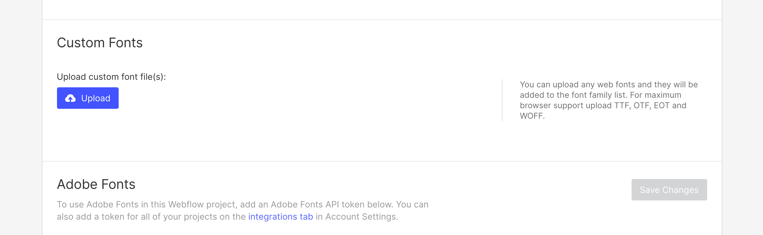 Custom Typography - Hotel Webflow Template